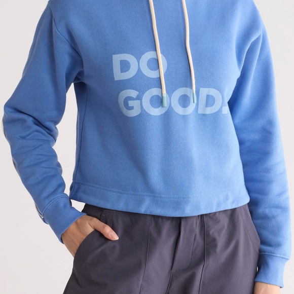 cotopaxi Tops - Blue Graphic Hoodie - Do Good